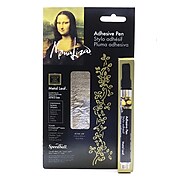 Mona Lisa Adhesive Pen plus gold leaf [Pack of 2]