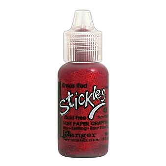 Ranger Stickles Glitter Glue Christmas Red 0.5 Oz. Bottle [Pack Of 6]