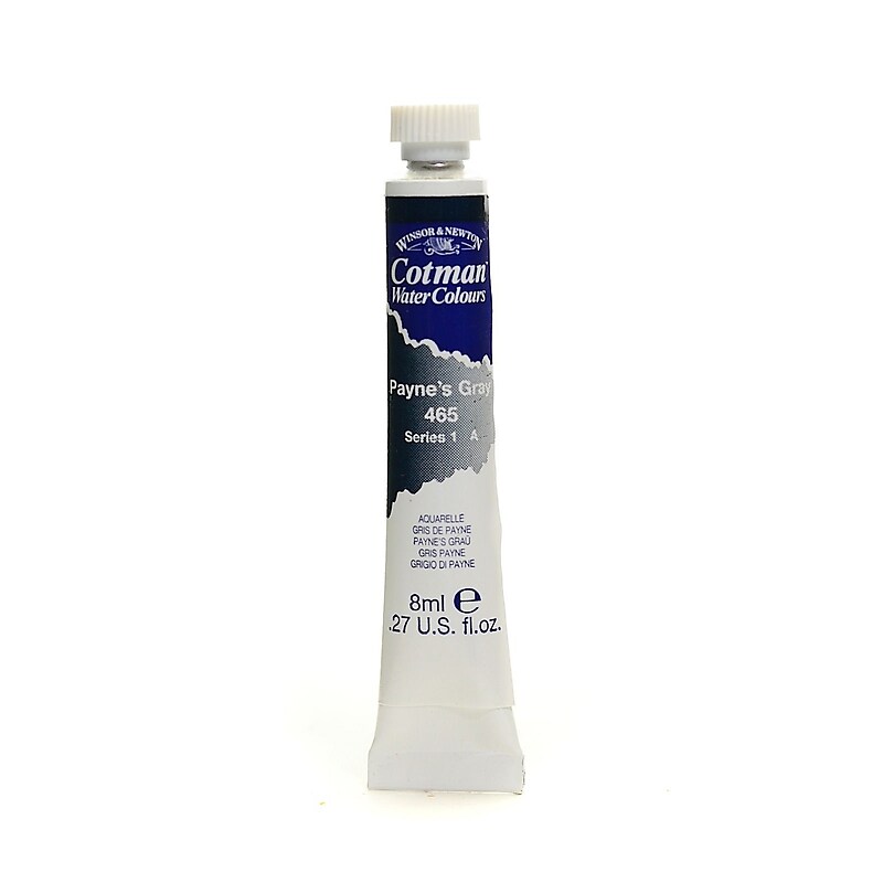 Winsor And Newton Cotman Watercolors Payne's Gray 465 8 Ml Pack Of 4 (12794-Pk4) image 1