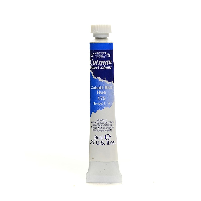 Winsor  And  Newton Cotman Water Colours, Cobalt Blue Hue 179, 8Ml, 4/Pack (22040-Pk4) image 1