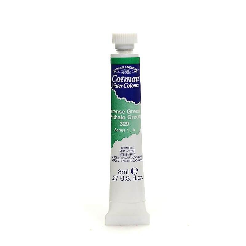 Winsor And Newton Cotman Water Colours, Intense Phthalo Green 329, 8Ml, 4/Pack (24688-Pk4) image 1