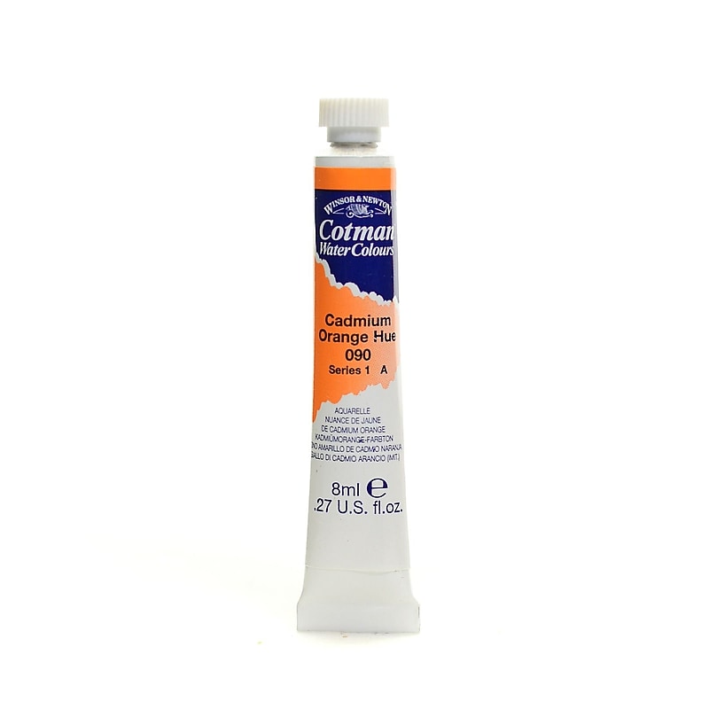 Winsor And Newton Cotman Watercolors Cadmium Orange Hue 90 8 Ml Pack Of 4 (39391-Pk4) image 1