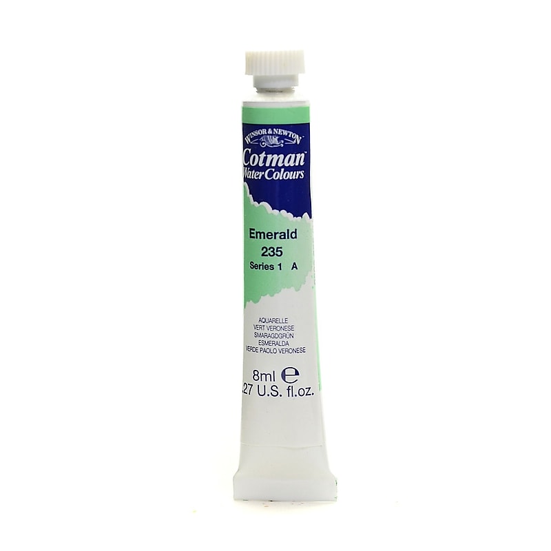 Winsor  And  Newton Cotman Water Colours Emerald 235 8 Ml [Pack Of 4] image 1