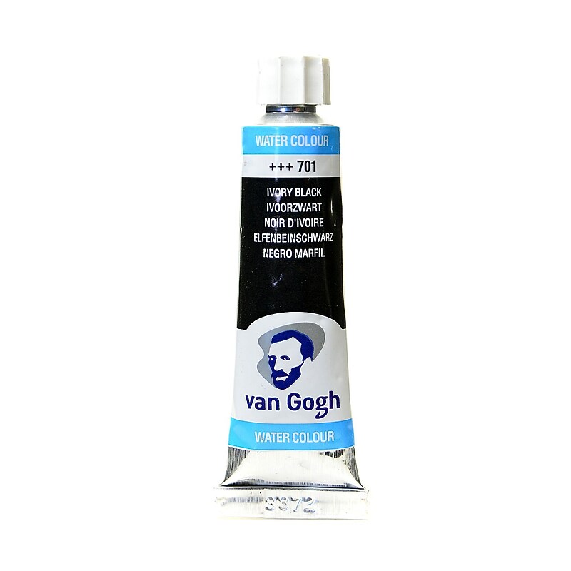 Van Gogh Watercolors, Ivory Black, 4/Pack (53195-Pk4) image 1
