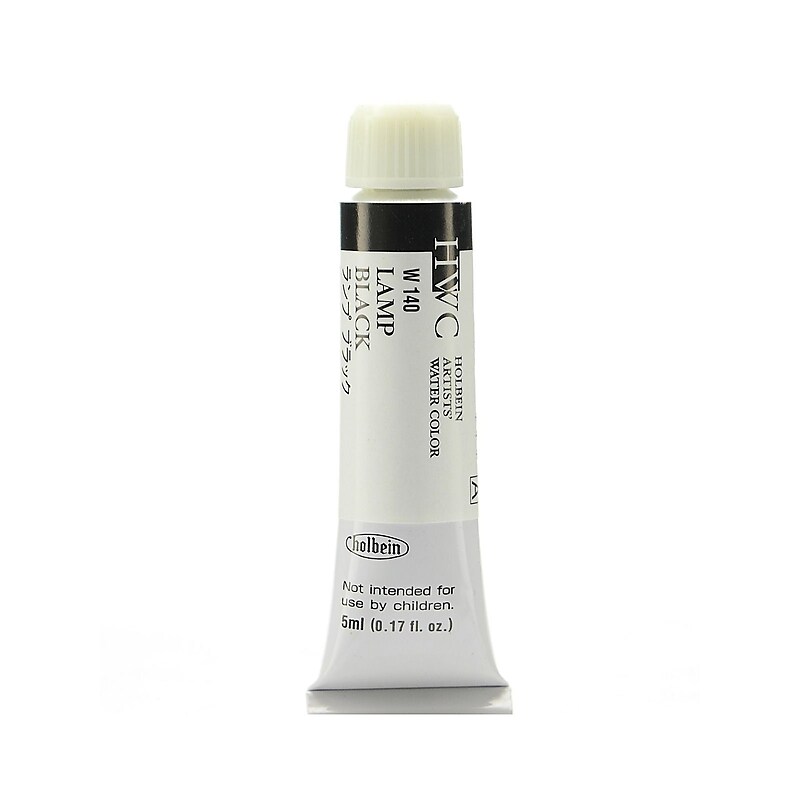 Holbein Artist Watercolor Lamp Black 5 Ml Pack Of 2 (97097-Pk2) image 1