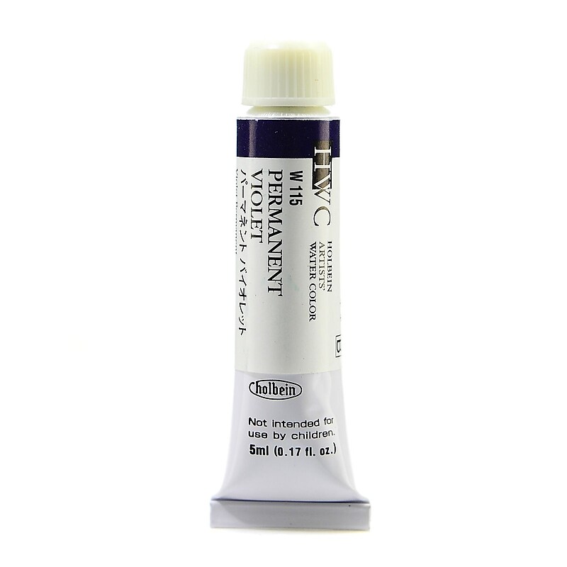 Holbein Artist Watercolor Permanent Violet 5 Ml Pack Of 2 (97122-Pk2) image 1