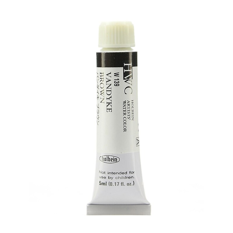 Holbein Artist Watercolor Vandyke, Brown, 5Ml, 2/Pack (97145-Pk2) image 1