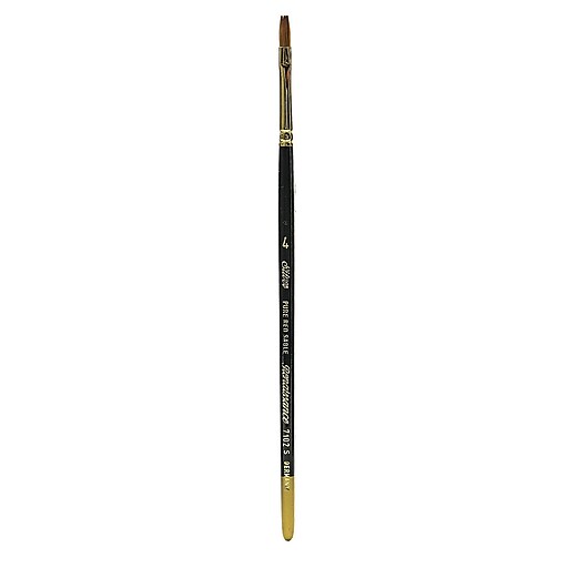 Mayco Reflections Golden Taklon Brush - Script Liner, Short Handle Size 6 410966518776184835
