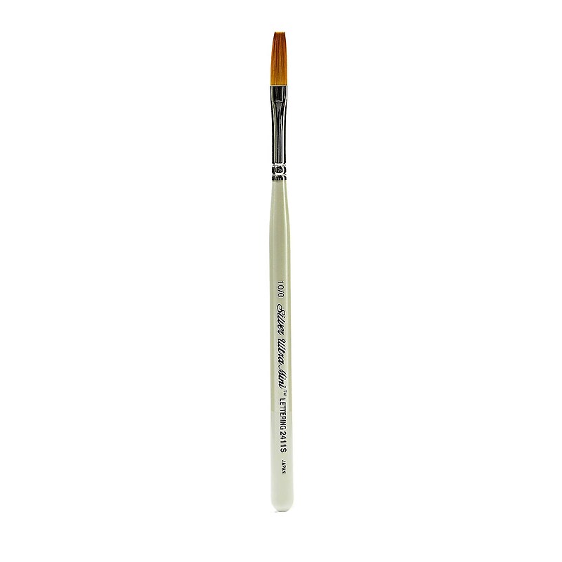 Silver Brush Ultra Mini Series Golden Taklon Brush, 10/0, Stroke (37981) image 1