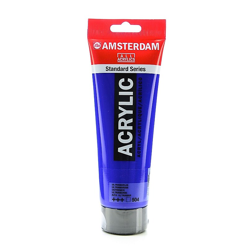 Amsterdam Standard Series Ultramarine Acrylic Paint, 250Ml, 2/Pack (71123-Pk2) image 1