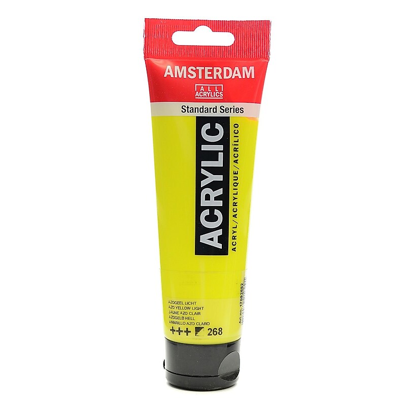 Amsterdam Standard Series Acrylic Paint Azo Yellow Light 120 Ml Pack Of 3 (85145-Pk3) image 1