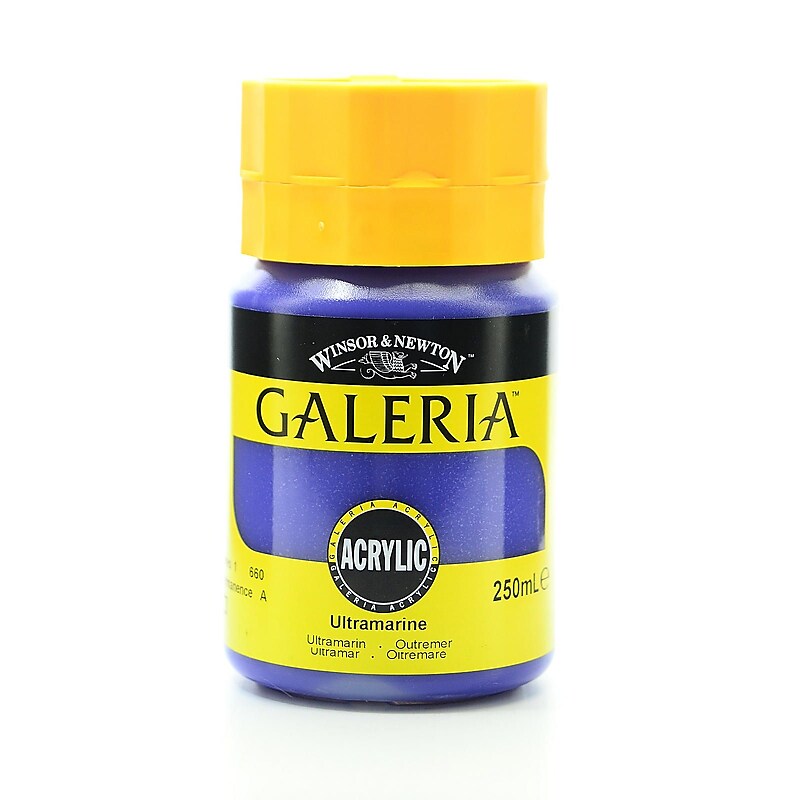 Winsor And Newton Galeria Flow Formula Acrylic Colours, Ultramarine No 660, 250Ml, 2Pk (70743-Pk2) image 1
