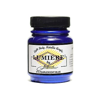 Jacquard Lumiere Artist Acrylics, Pearl Blue, 3/Pack (44588-Pk3)