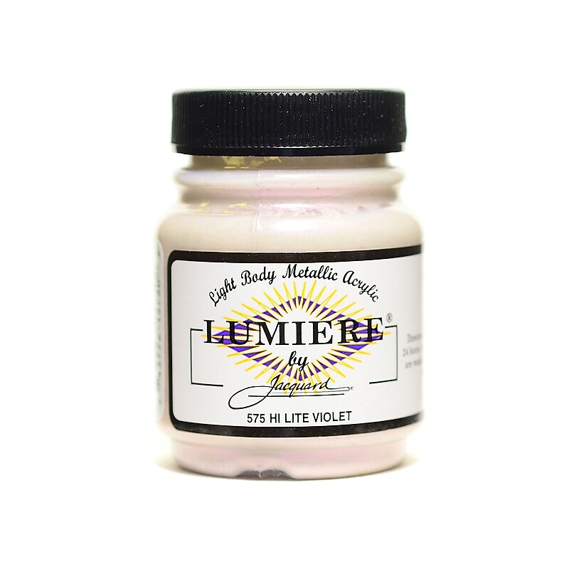 Jacquard Lumiere Artist Acrylics, Hi-Lite Violet, 3/Pack (62804-Pk3) image 1