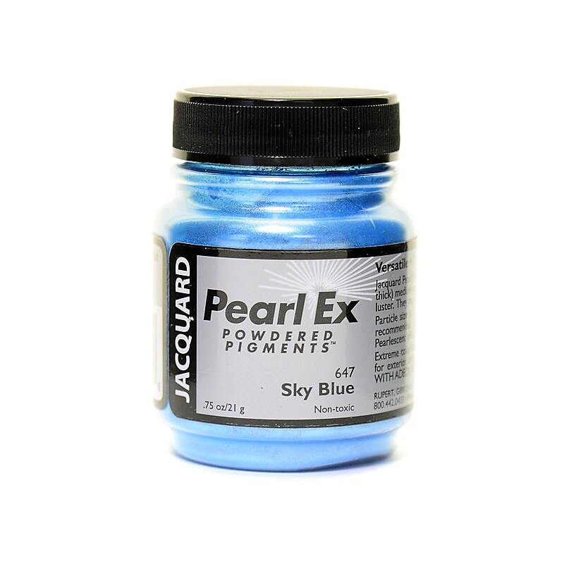 Jacquard Pearl Ex Powdered Pigments sky blue 0.75 oz. [Pack of 3] image 1