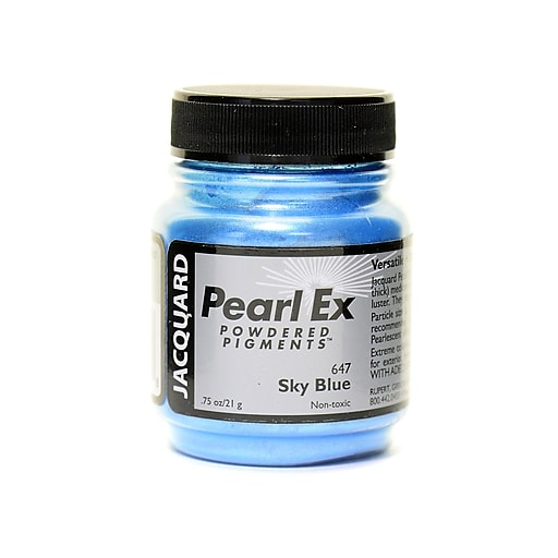 Jacquard Pearl EX Powdered Pigments Sky Blue 0 75 oz Pack of 3