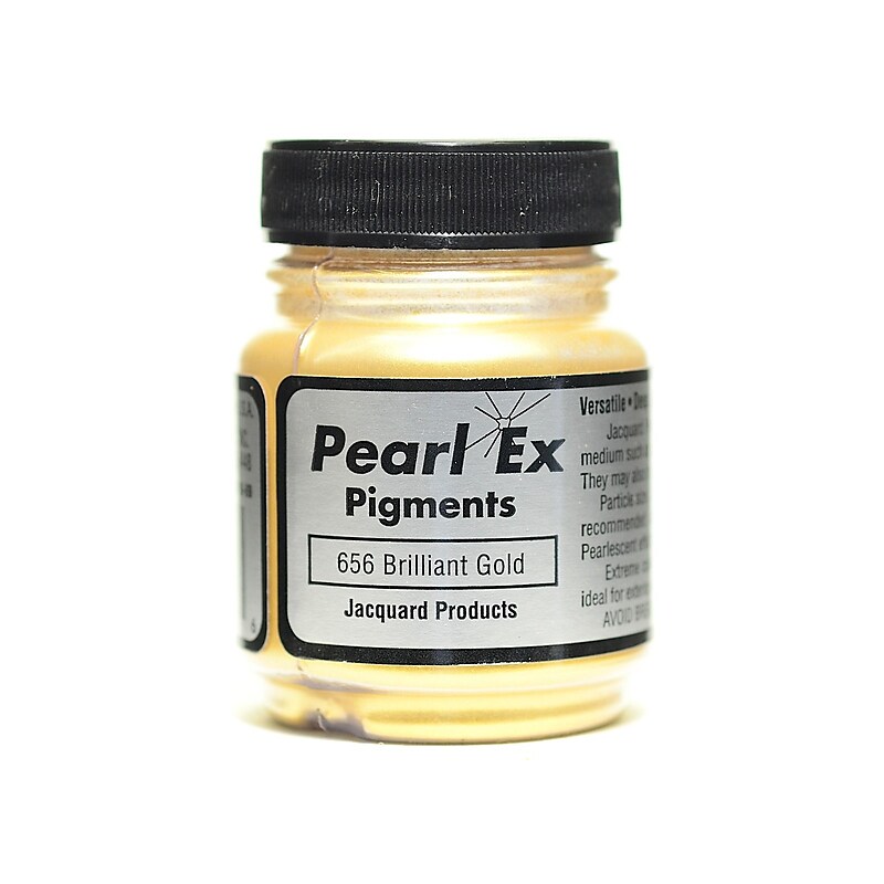Jacquard Pearl Ex Powdered Pigments brilliant gold 0.75 oz. [Pack of 3] image 1