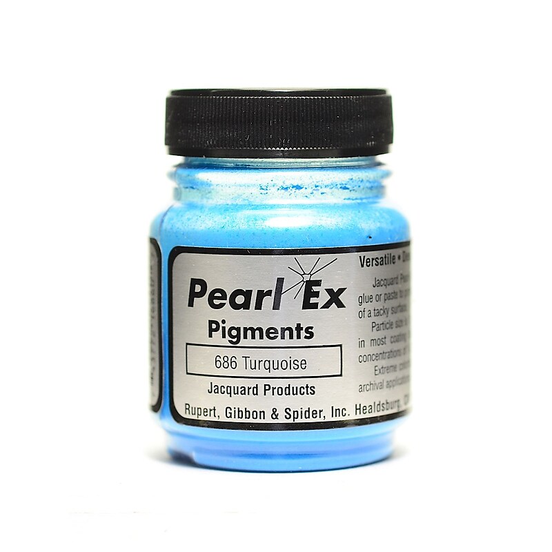 Jacquard Pearl Ex Powdered Pigments turquoise 0.50 oz. [Pack of 3] image 1