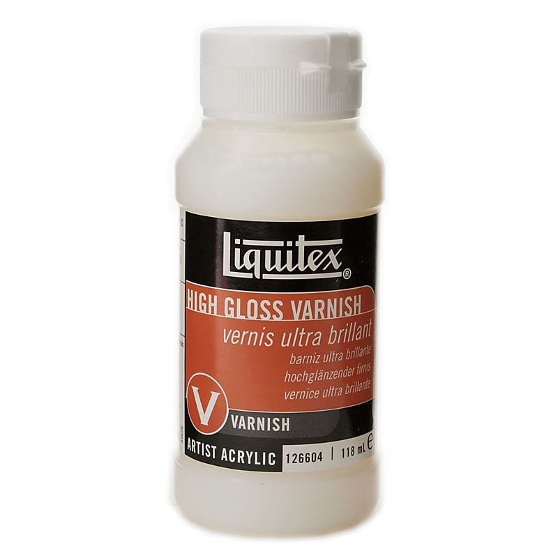 Liquitex Rigid Surface Varnish, Gloss, 4Oz, 2/Pack (60964-Pk2) image 1