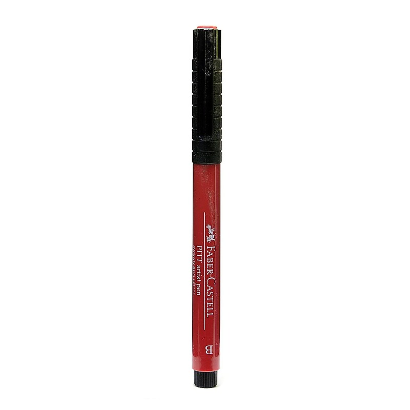 Faber-Castell Pitt Artist Pens Indian red brush 192 [Pack of 8] image 1