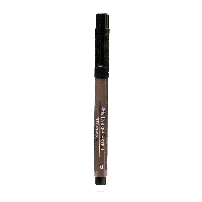 Faber-Castell Pitt Artist Pens walnut brown brush 177 [Pack of 8] image 1