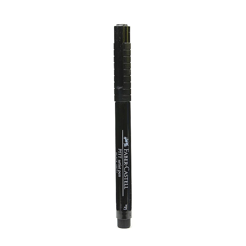 Faber-Castell Pitt Artist Pens black fine 199 [Pack of 8] image 1