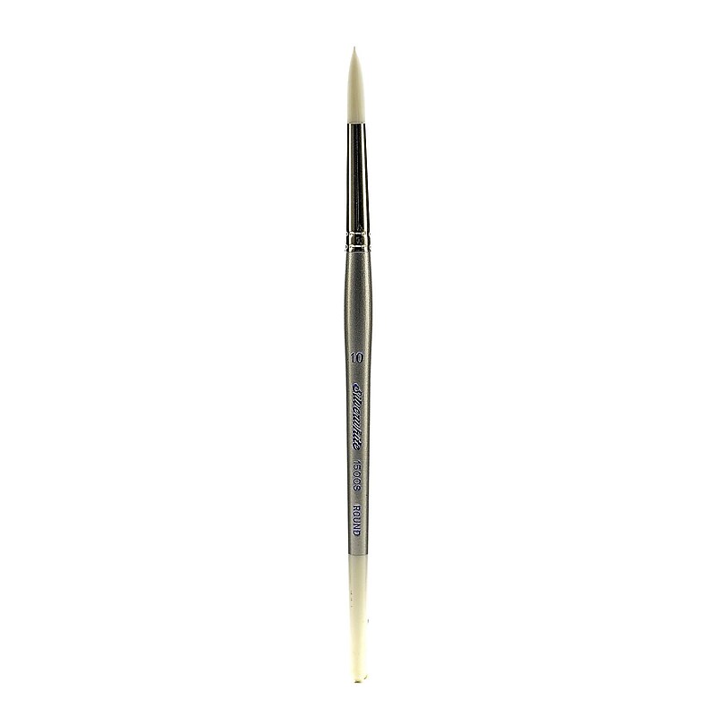 Silver Brush Silverwhite Synthetic Brush - Round, Short Handle