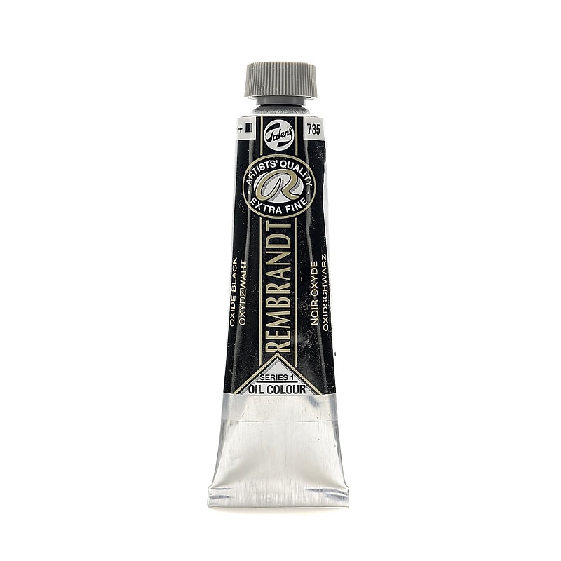 Rembrandt Artist's Oil Colors Oxide Black 40 Ml 735 image 1