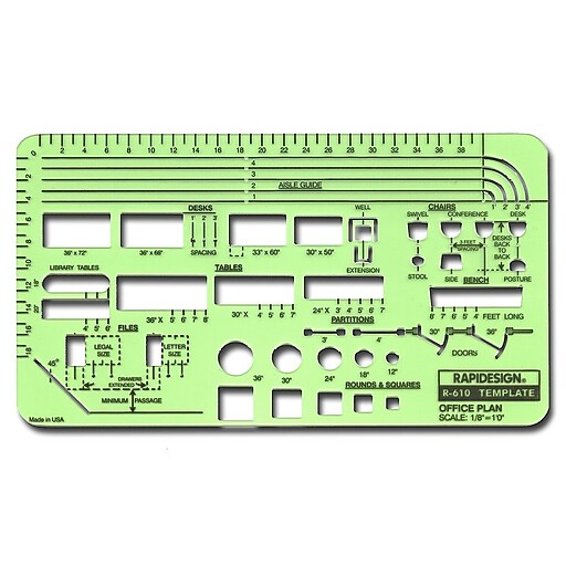 Shop Staples for Rapidesign Interior Drafting and Design Templates