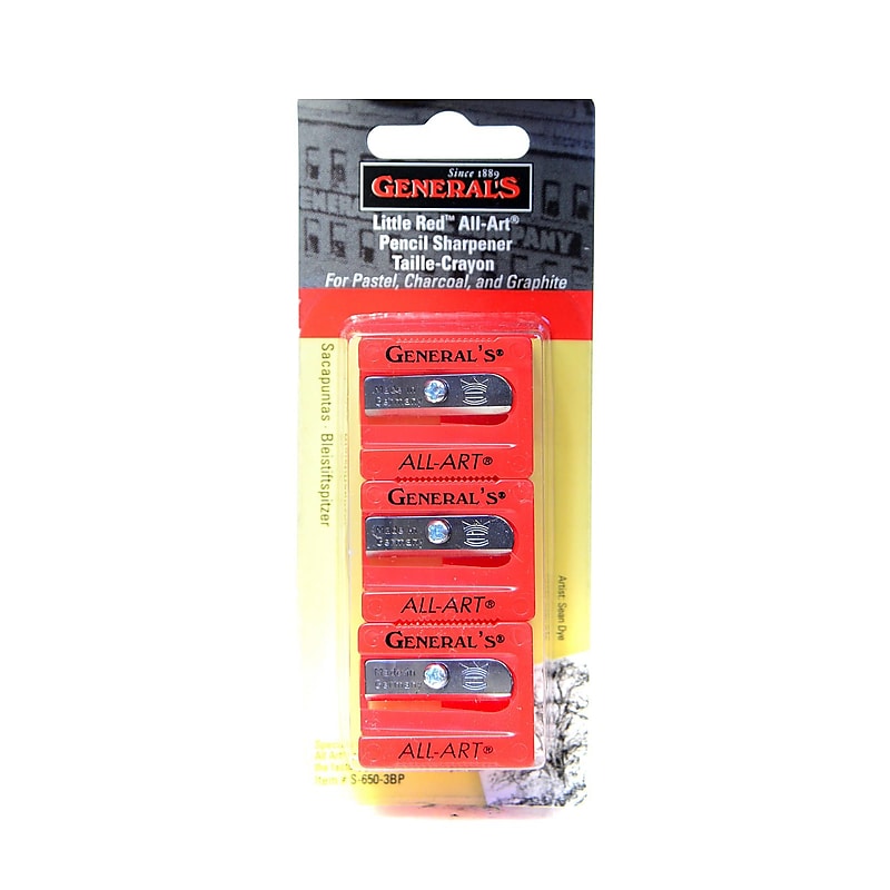 General's Little Red Manual Pencil Sharpener, Red, 12/Pack (39590-PK12) image 1