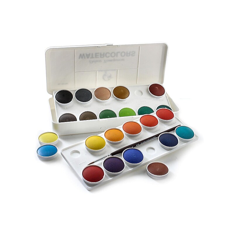 Grumbacher Deluxe Transparent Watercolor Sets Set Of 24 image 1