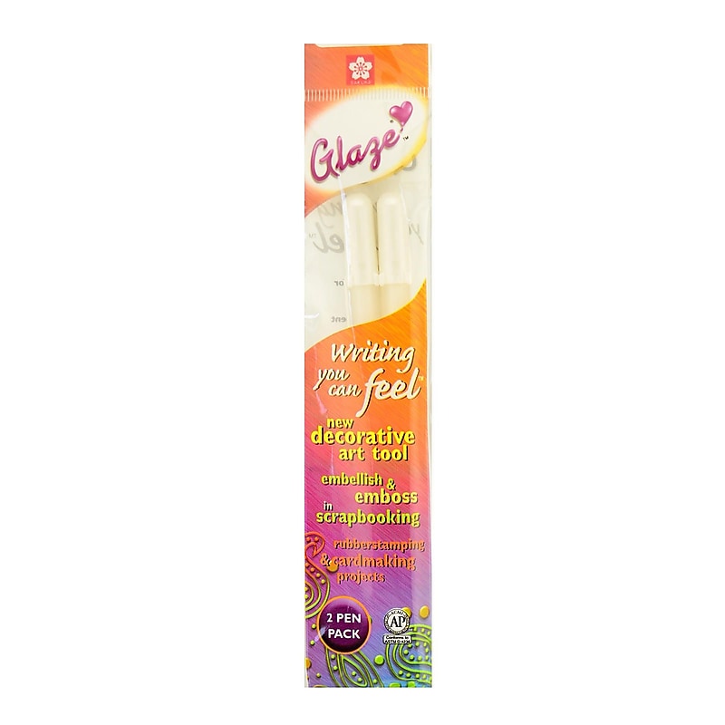 Sakura Gel Pen,Fine Point, 0.8mm, White Ink, 6 Pack (73971-PK6) image 1