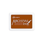 Ranger Archival Ink Sepia 2 1/2 In. X 3 3/4 In. Pad [Pack Of 3]