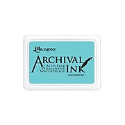 Ranger Archival Ink Aquamarine 2 1/2 In. X 3 3/4 In. Pad [Pack Of 3]