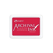 Ranger Archival Ink Vermillion 2 1/2 In. X 3 3/4 In. Pad [Pack Of 3]