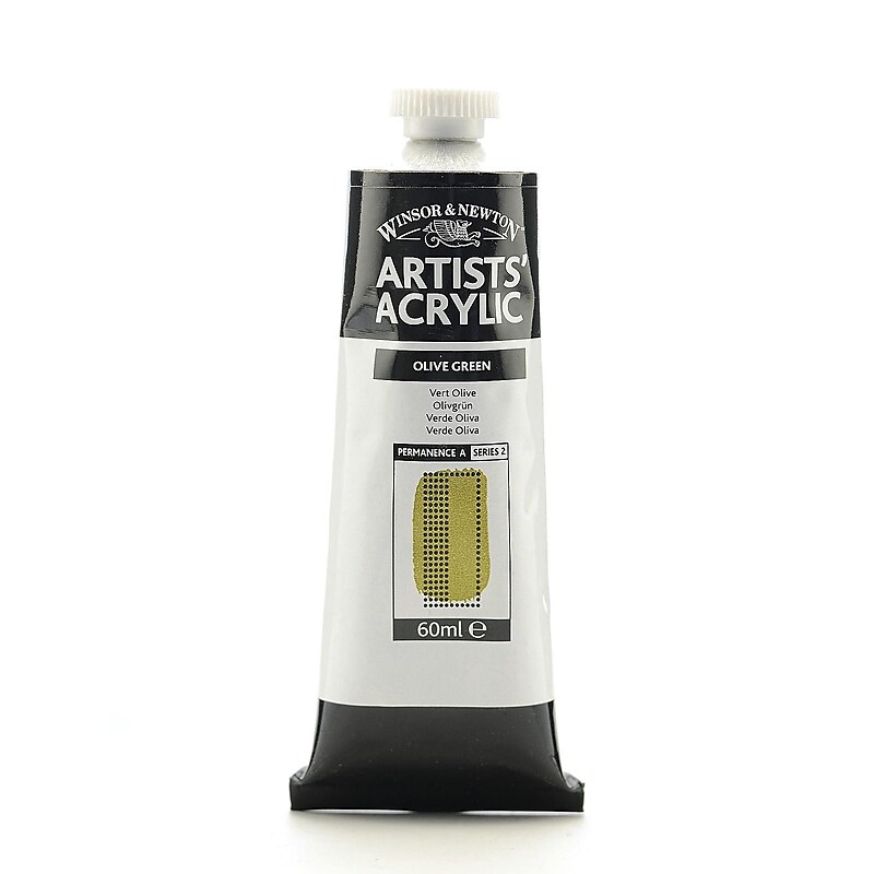 Winsor  And  Newton Professional Acrylic Colours Olive Green 60 Ml 447 image 1