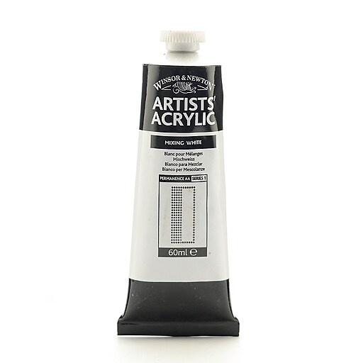 Winsor And Newton Professional Acrylic Colours Mixing White 60 Ml 415