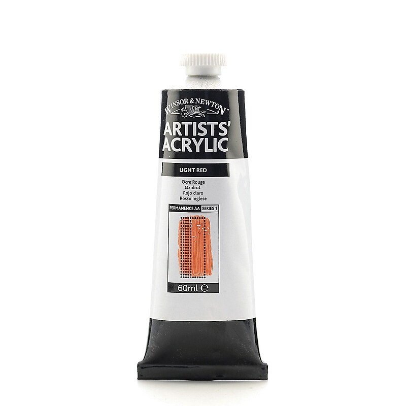 Winsor  And  Newton Professional Acrylic Colours Light Red 60 Ml 362 [Pack Of 2] image 1
