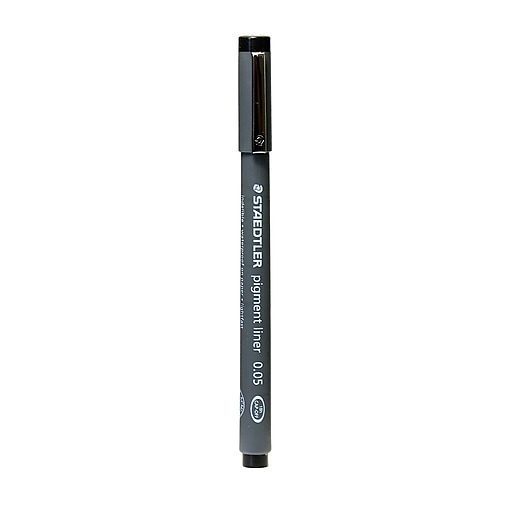 STAEDTLER Pigment Liner Fineliner 0.05 mm Black box of 10ea 308 005-9 
