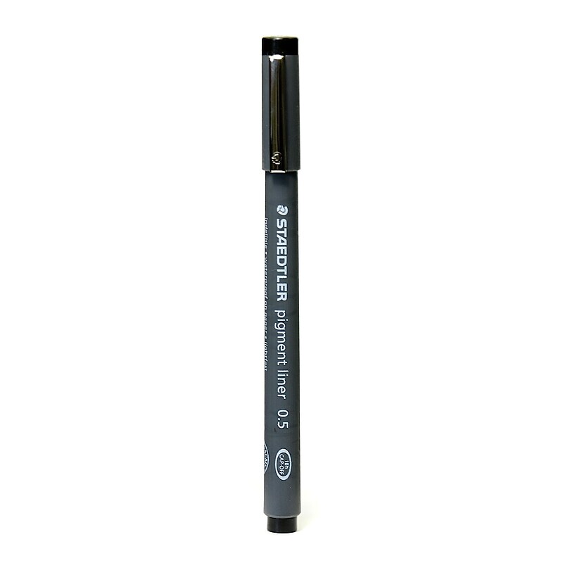 Staedtler Pigment Liner 0.5 mm black [Pack of 5] image 1