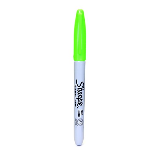 Sharpie Fine Point Markers lime [Pack of 24] at Staples