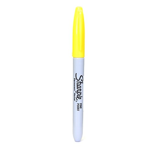 Sharpie Fine Point Markers yellow [Pack of 24] at Staples