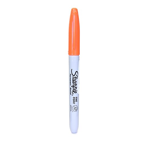 Sharpie Fine Point Markers orange [Pack of 24] at Staples