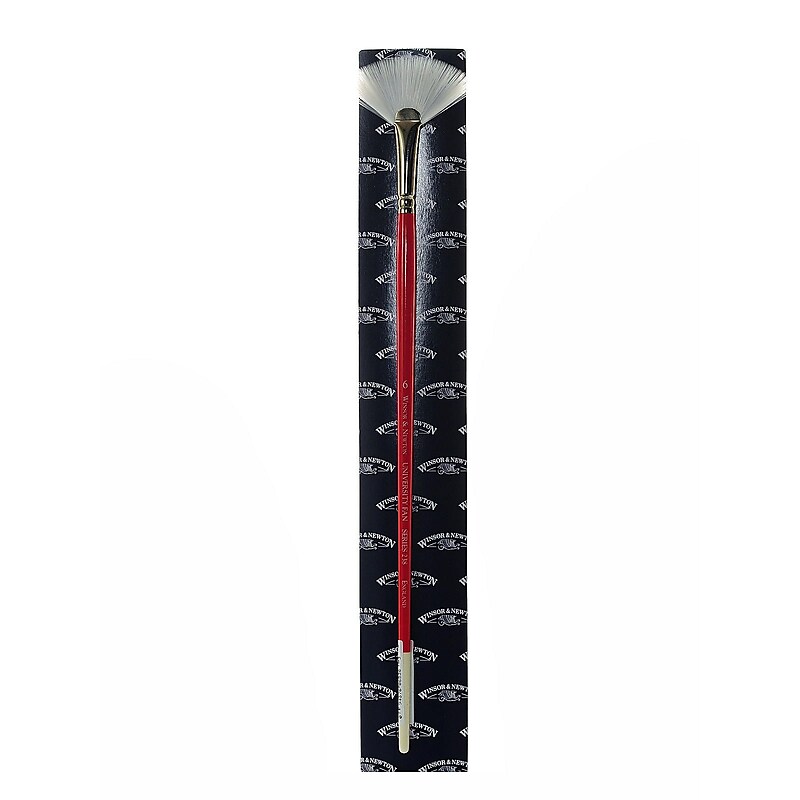Winsor And Newton University Series Long Handled Brushes 6 Fan 238 image 1