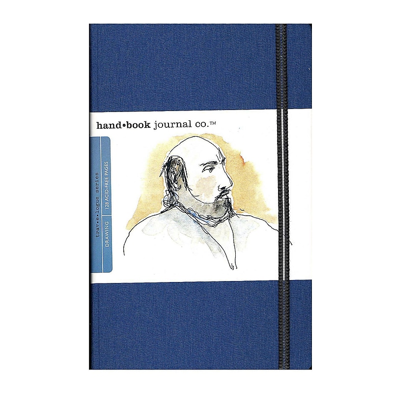 Global Art Hand Book Journal Co. Travelogue 5.5" x 8.25" Drawing Sketch Pad, 128 Sheets/Pad, 2/Pack (17043-PK2) image 1