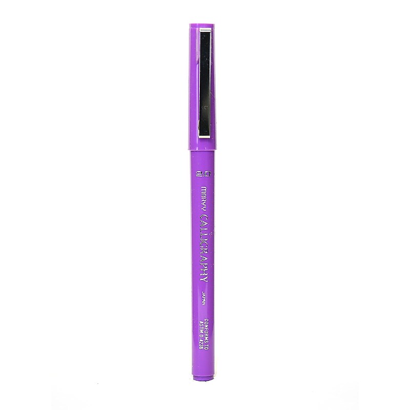 Marvy Uchida 6000 Calligraphy Pens, Violet 2.0mm Fine, 12/Pack (85207-PK12) image 1