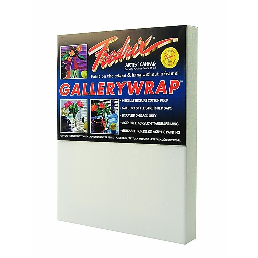 Fredrix Gallerywrap Stretched Canvas 8 In. X 10 In. Each Staples
