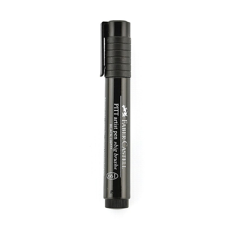 Faber-Castell Pitt Big Brush Artist Pens Black 199 [Pack Of 4] image 1