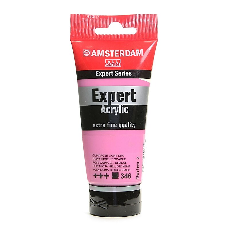 Amsterdam Expert Acrylic Tubes Quina Rose Light Opaque 75 Ml [Pack Of 3] image 1