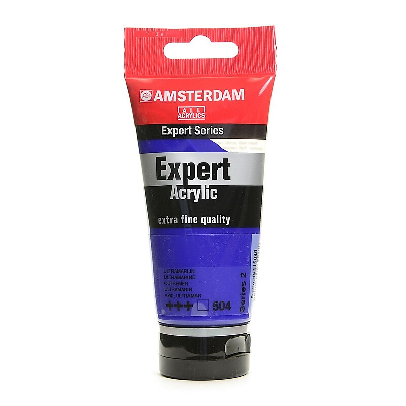 Amsterdam Expert Acrylic Tubes Ultramarine 75 Ml [Pack Of 3] image 1